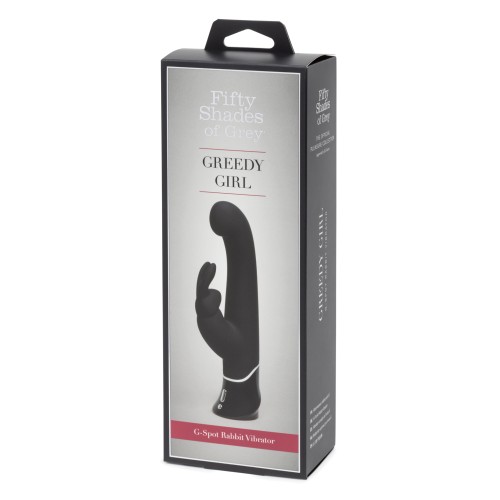 Fifty Shades Greedy Girl Rechargeable Rabbit G Spot