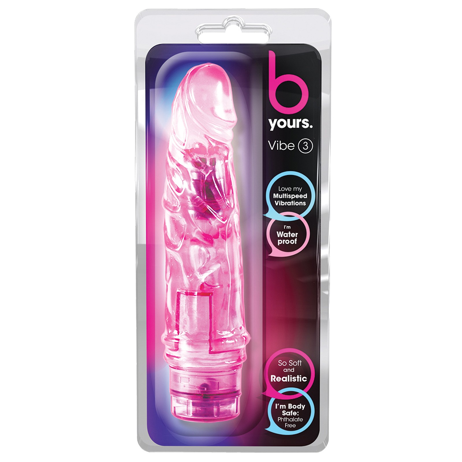 Blush B Yours Vibe #3 Vibrador Realista Rosa