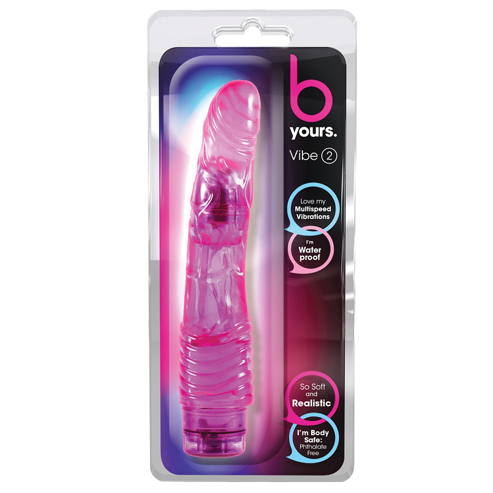 Blush B Yours Vibe #2 Realistic Vibrator Purple