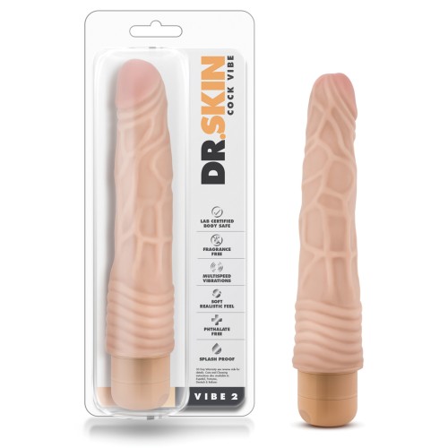 Dr. Skin Vibe #2 de Blush Vibrador Realista Beige