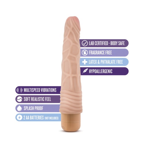 Blush Dr. Skin Vibe #2 Realistic Vibrator Beige