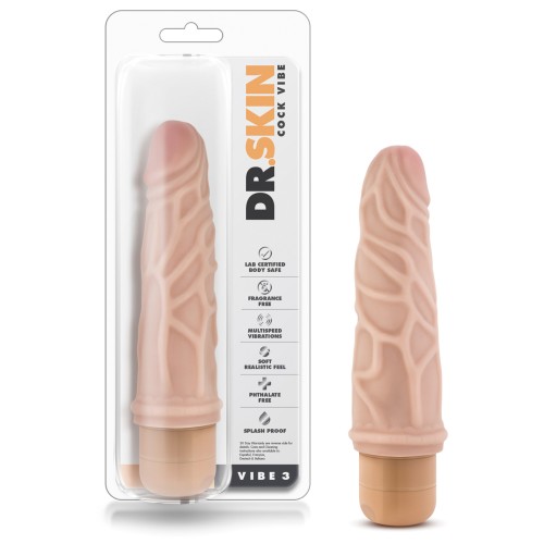 Vibrador Dr. Skin Vibe #3 - Beige