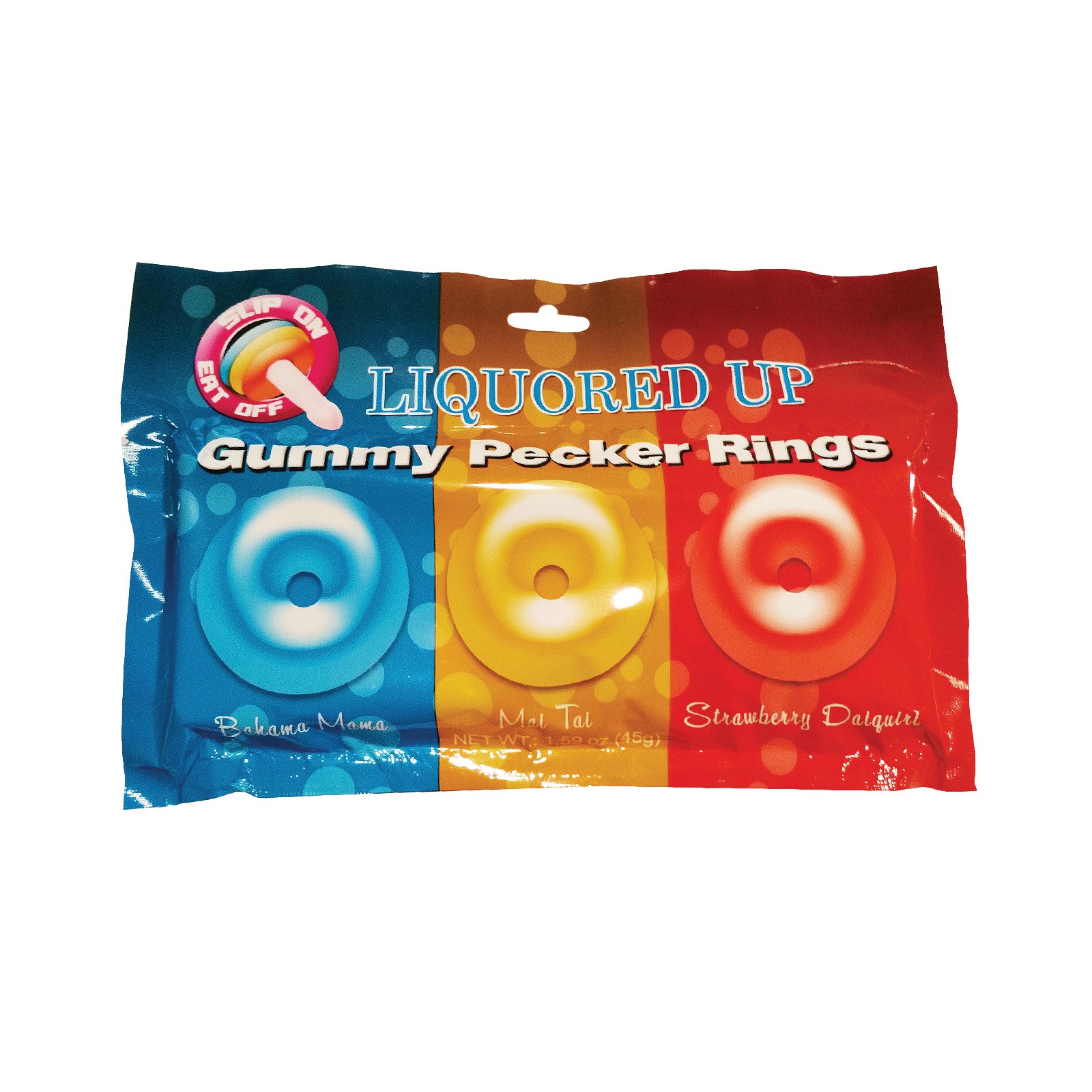 Liquored Up Pecker Gummy Rings Pack of 3