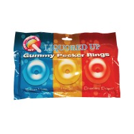 Liquored Up Pecker Gummy Rings Pack of 3