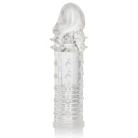 Extensor de Pene Apollo Transparente para Estimulación Mejorada