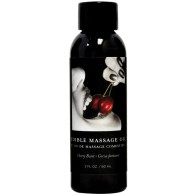 Cherry Flavored Edible Massage Oil - Earthly Body