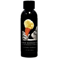 Earthly Body Edible Massage Oil French Vanilla