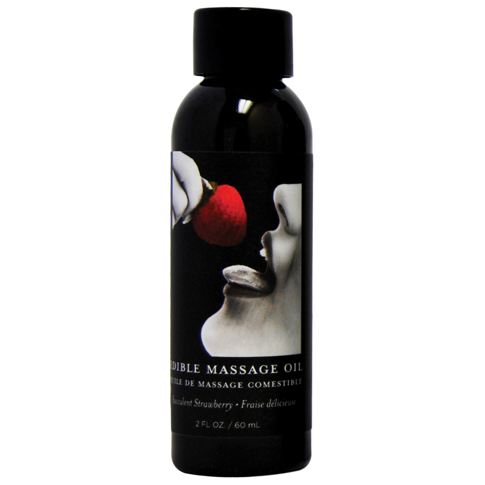 Aceite de Masaje Comestible Earthly Body - 2 oz Fresa