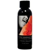 Earthly Body Edible Massage Oil 2 oz Watermelon