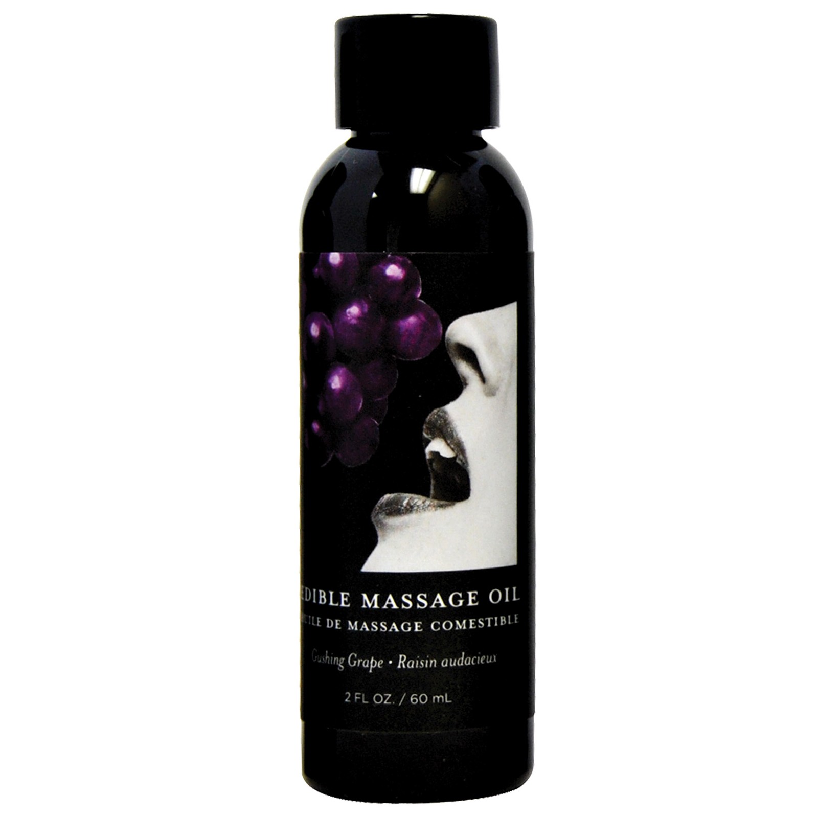 Earthly Body Edible Massage Oil Grape 2 oz