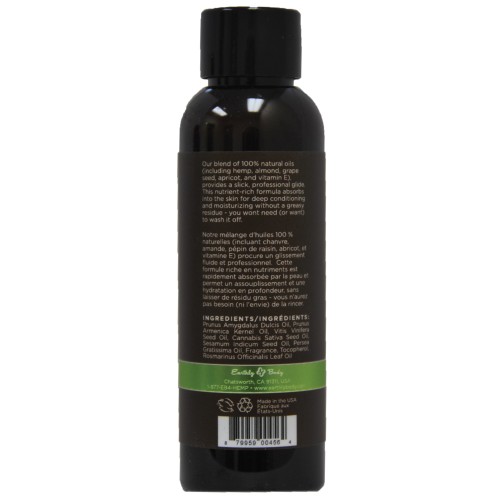 Earthly Body Massage Oil Naked in the Woods - 2 oz