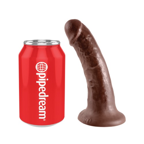 King Cock 6 Inch Dildo Brown