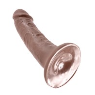 Dildo King Cock 6 Pulgadas Marrón