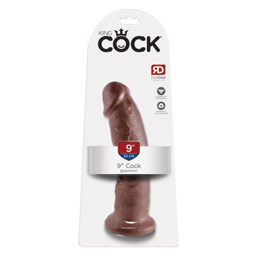 King Cock 9 Inch Cock Brown