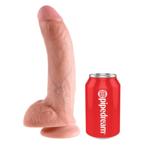 King Cock 9 inch Cock with Balls - Flesh