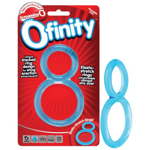 Screaming O Ofinity Anillo Doble | Azul