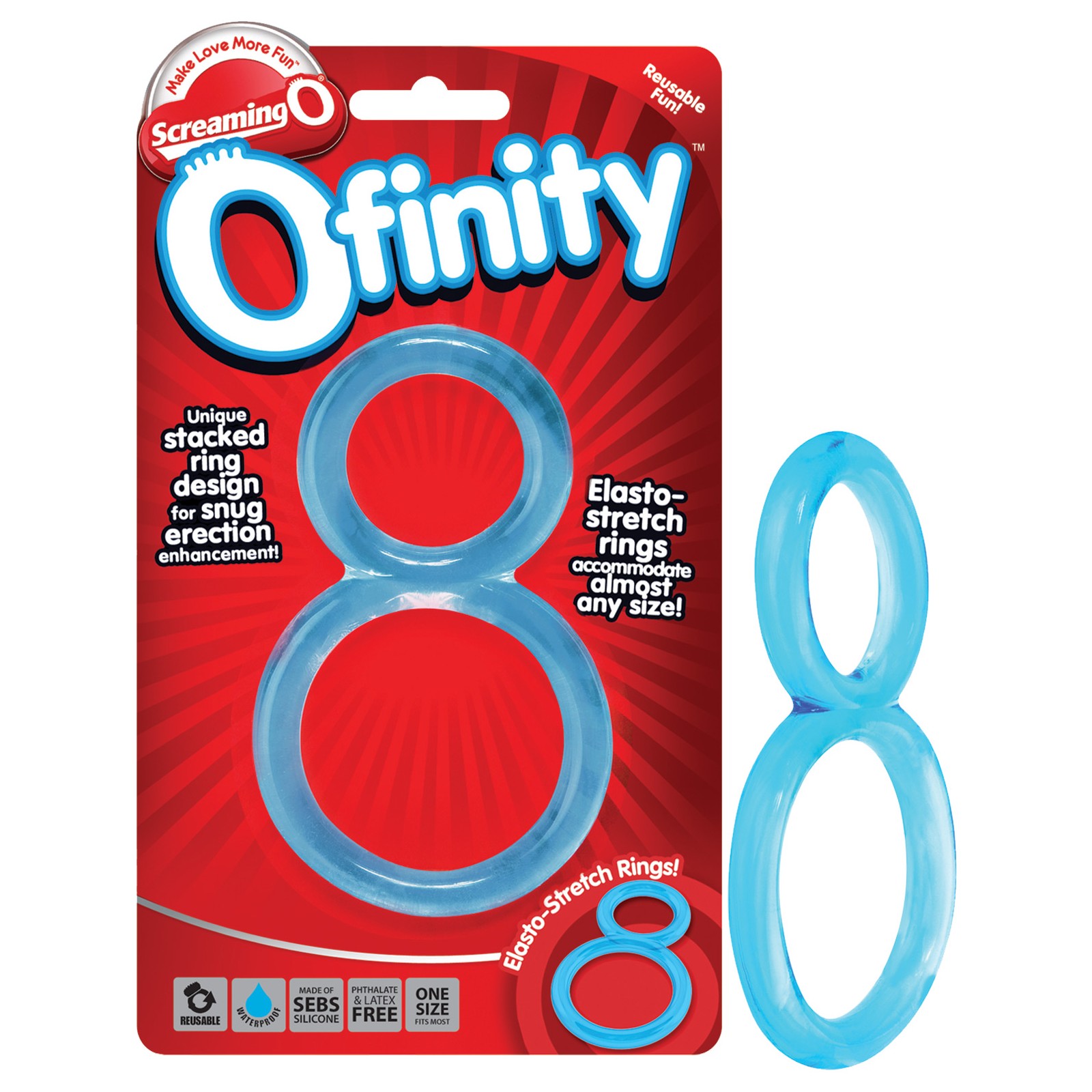 Screaming O Ofinity Double Ring | Blue