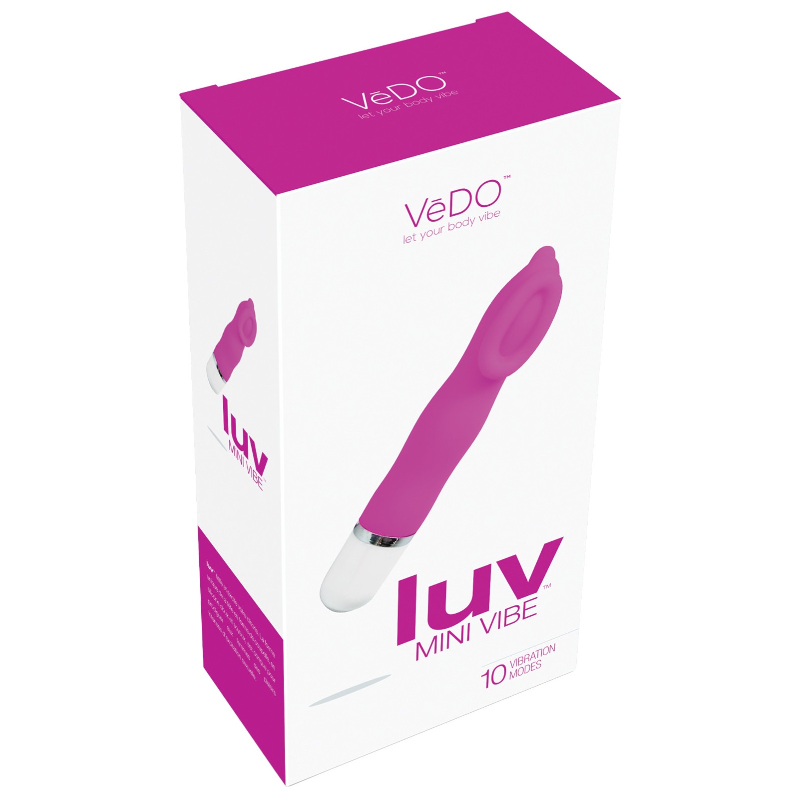 VeDO Luv Mini Vibe - Rosa en la Cama