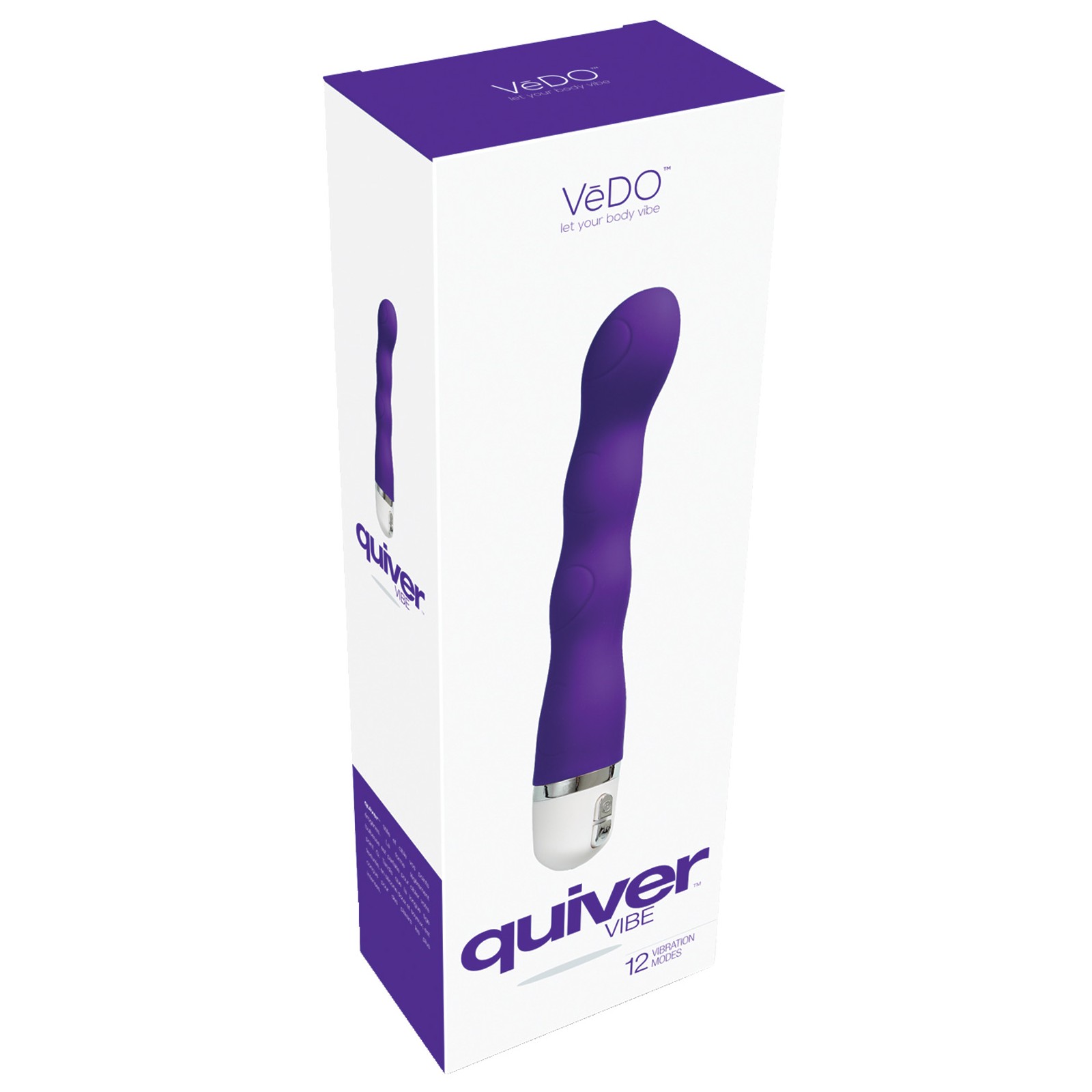 Vibrador Mini VeDO Quiver Indigo para Estimulación Intensa