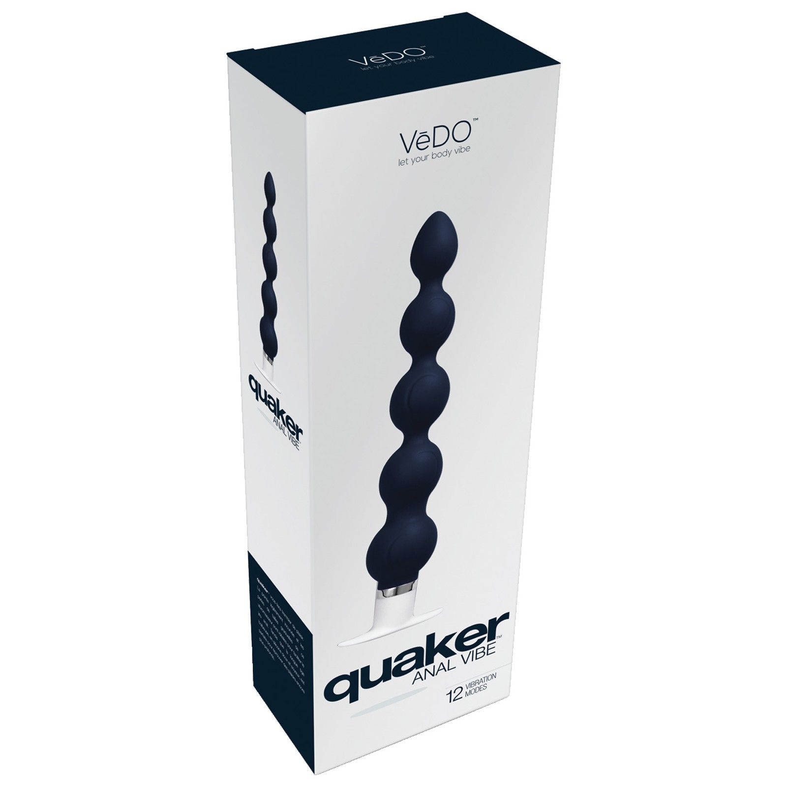 VeDO Quaker Anal Vibe Just Black - Ultimate Pleasure