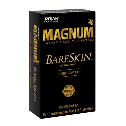 Condones Trojan Magnum BareSkin - Caja de 10