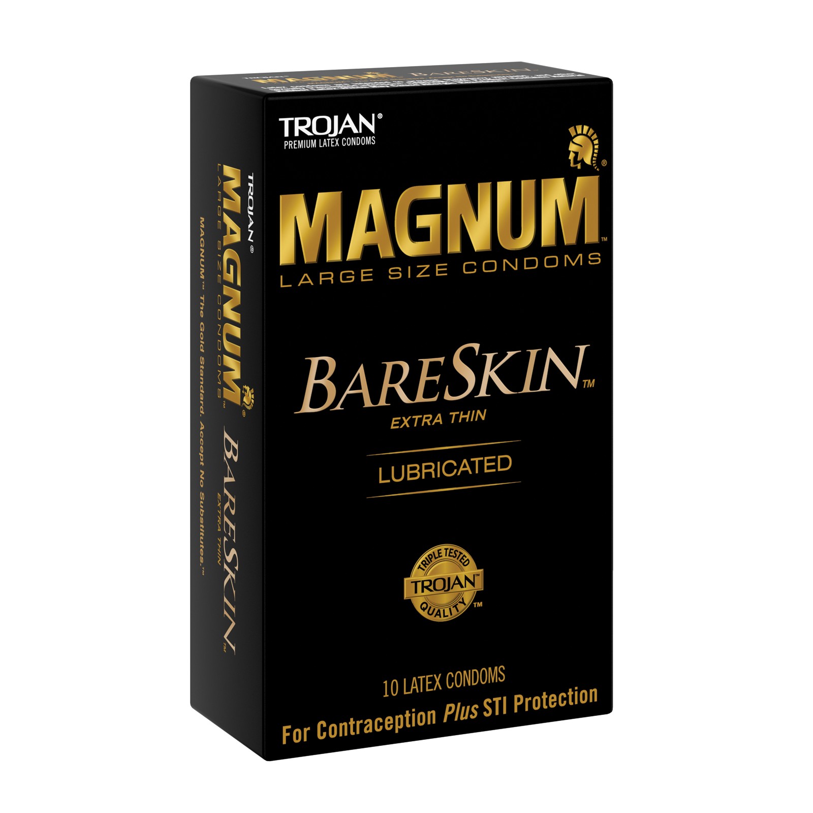 Condones Trojan Magnum BareSkin - Caja de 10