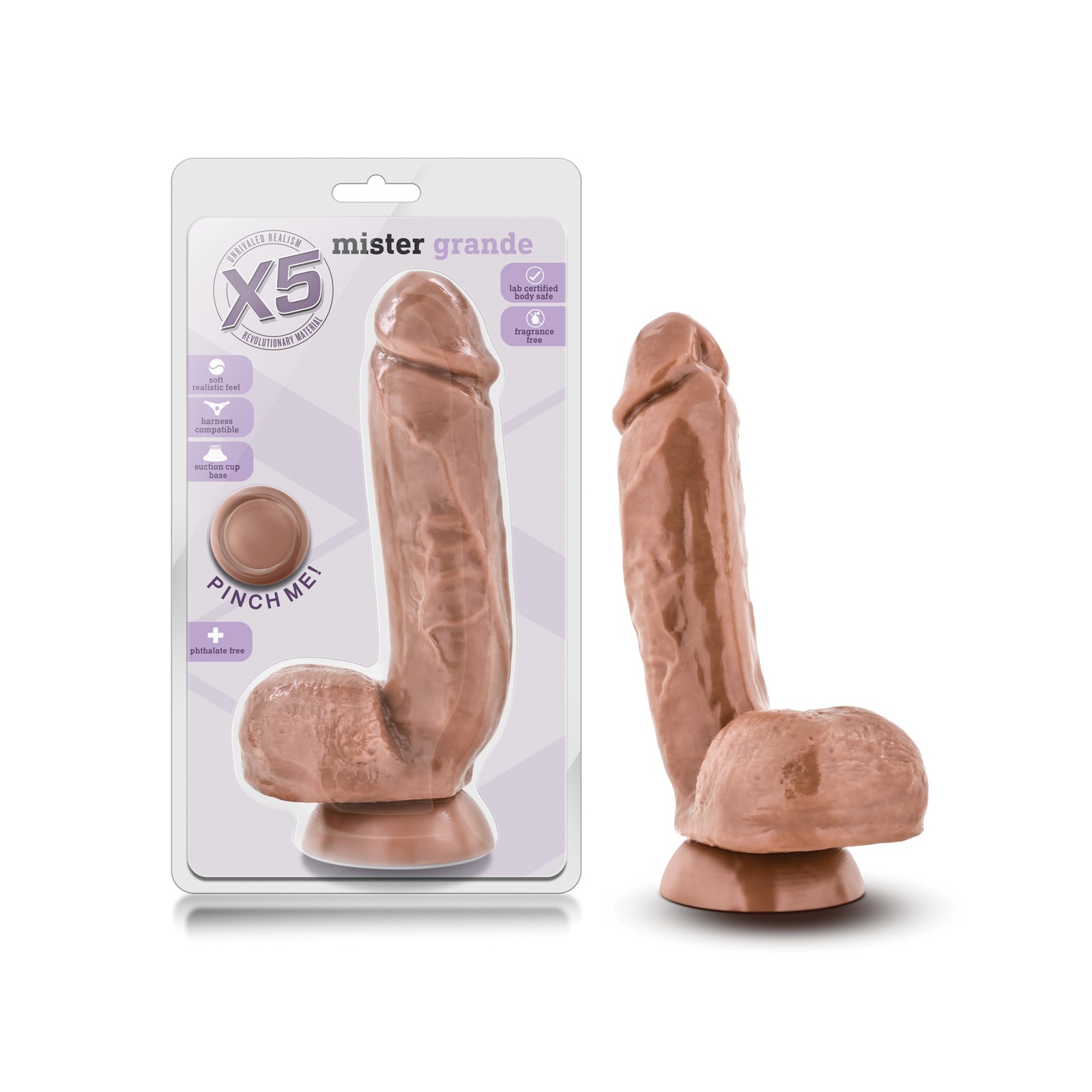 Dildo Realista Blush X5 Mister Grande