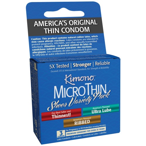 Kimono MicroThin Variety Pack - Ultimate Comfort