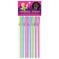 Glow in the Dark Penis Straws Party Supplies