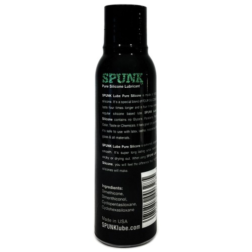 Lubricante de Silicona Pura Spunk 4 oz