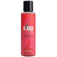 Gel Calentador Sizzle Lips Sabor Fresa