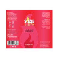 Gel Calentador Sizzle Lips Sabor Fresa