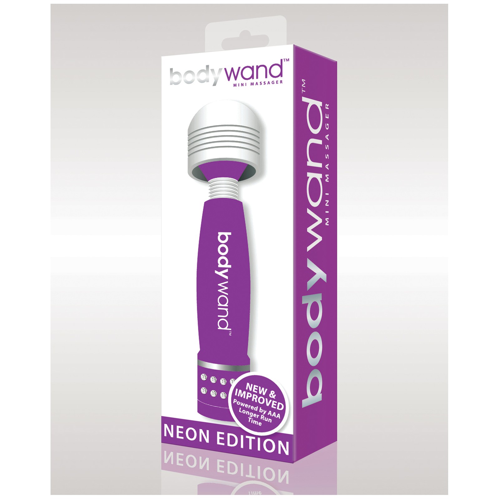 Masajeador Bodywand Mini Neón - Púrpura