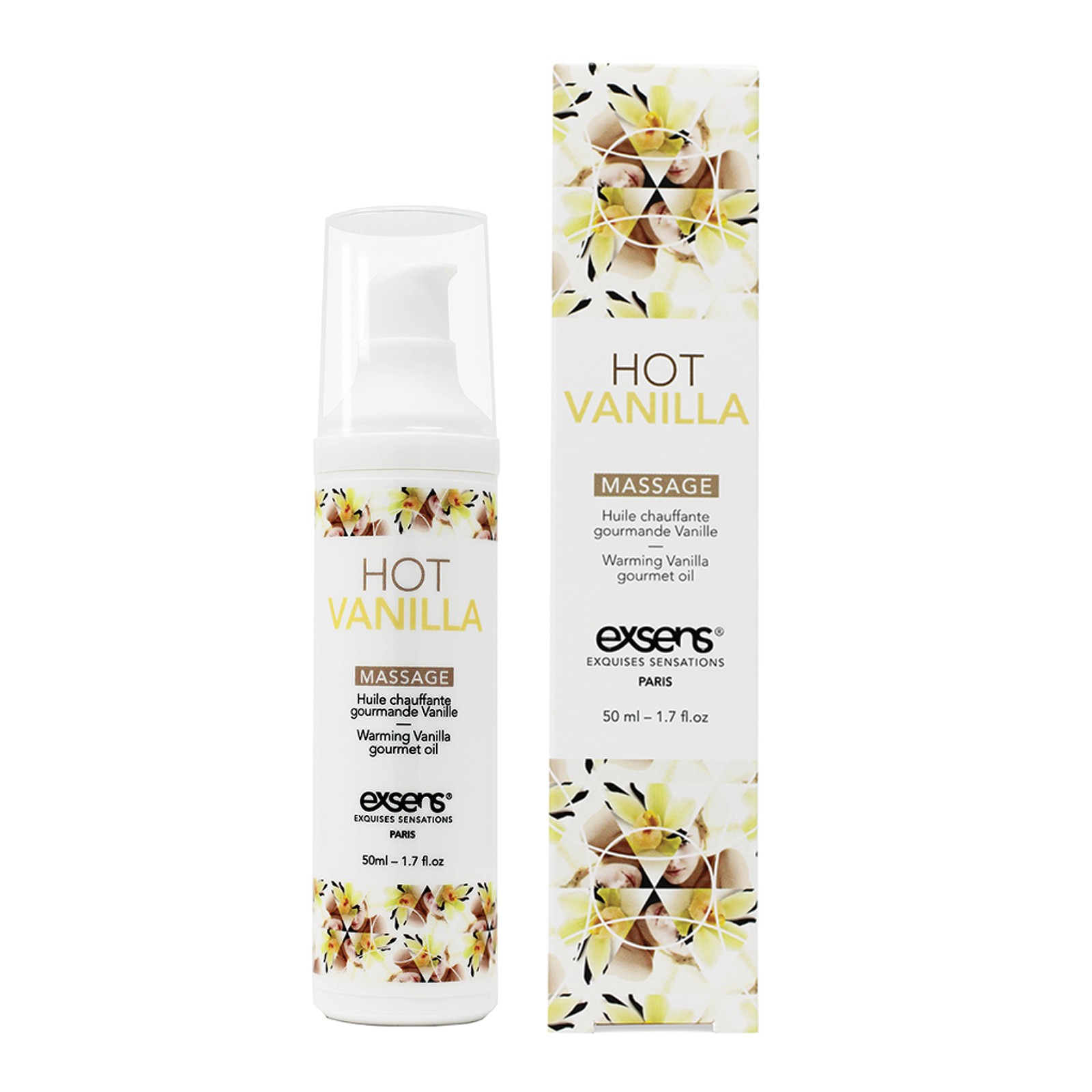 EXSENS of Paris Warming Massage Oil Hot Vanilla