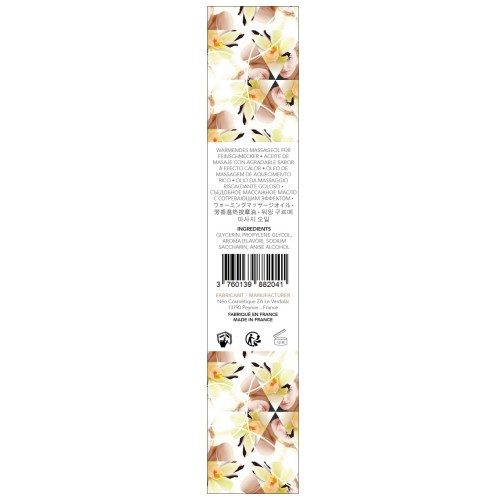 EXSENS of Paris Warming Massage Oil Hot Vanilla