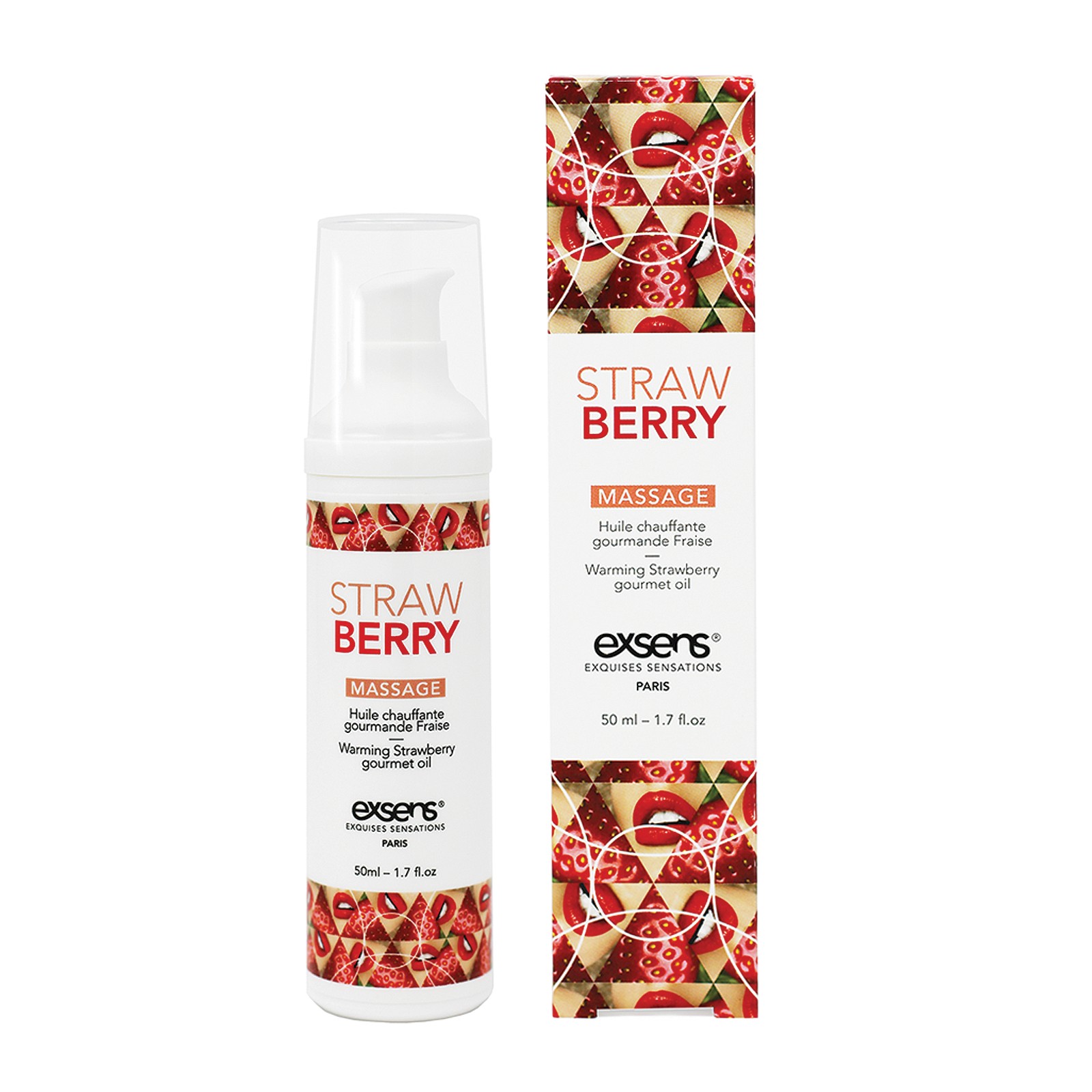 Warming Strawberry Massage Oil for Intimate Moments