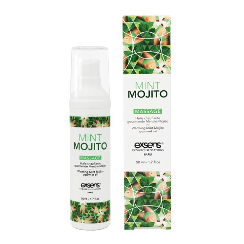 Aceite de Masaje Calentador EXSENS Mojito de Menta