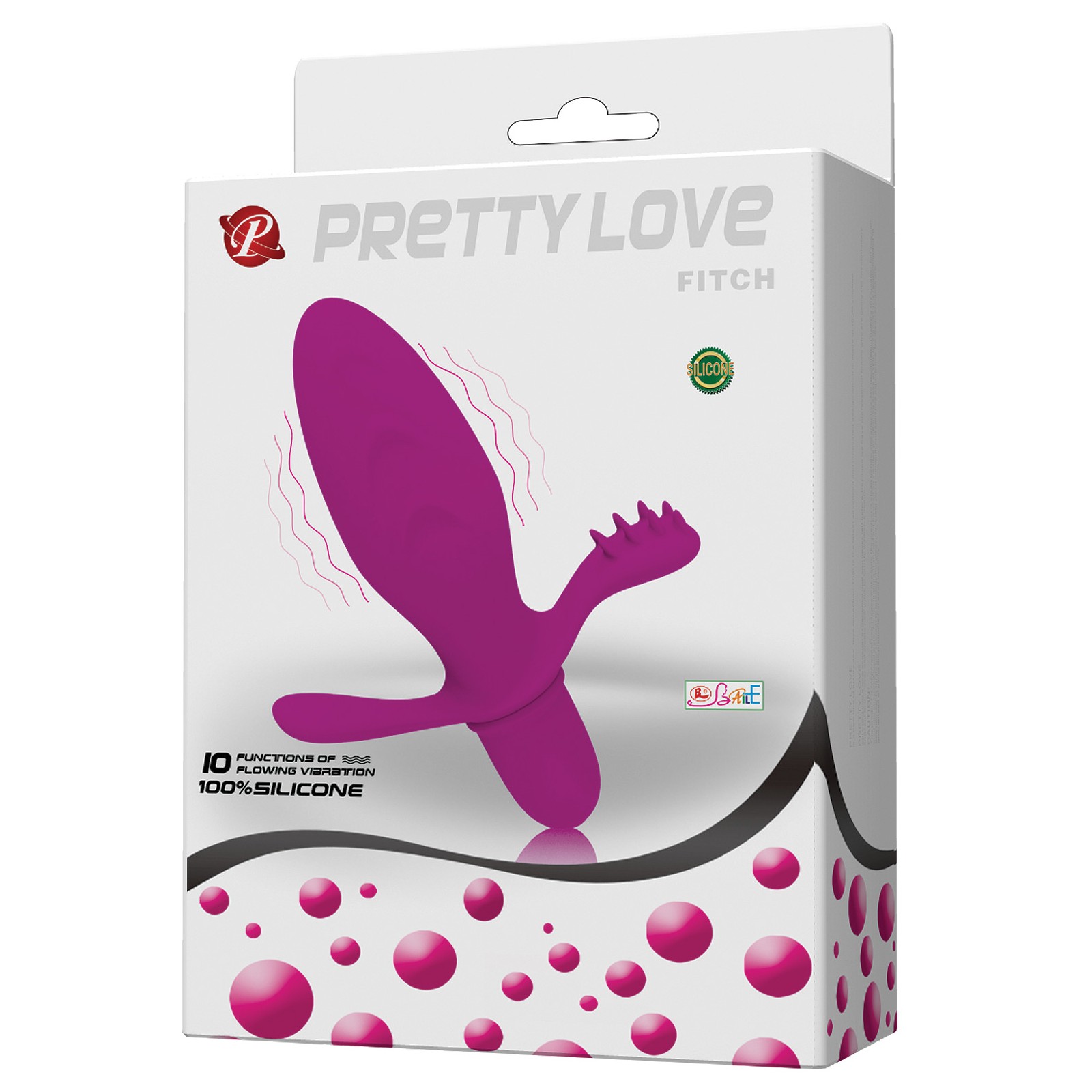 Pretty Love Fitch Anal Vibrator - Fuchsia