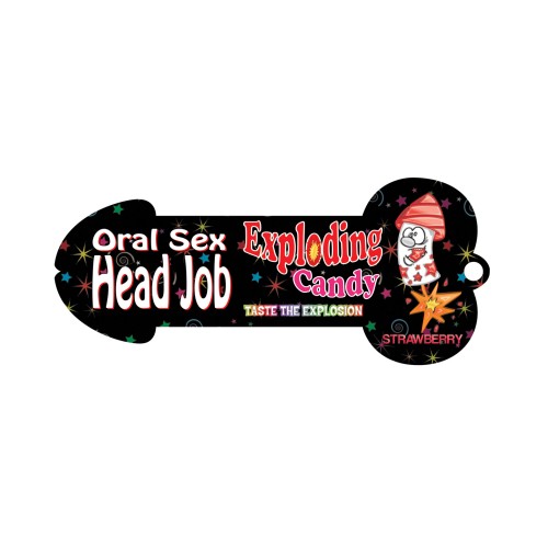 Head Job Strawberry Red Oral Sex Candy - Fun Flavor