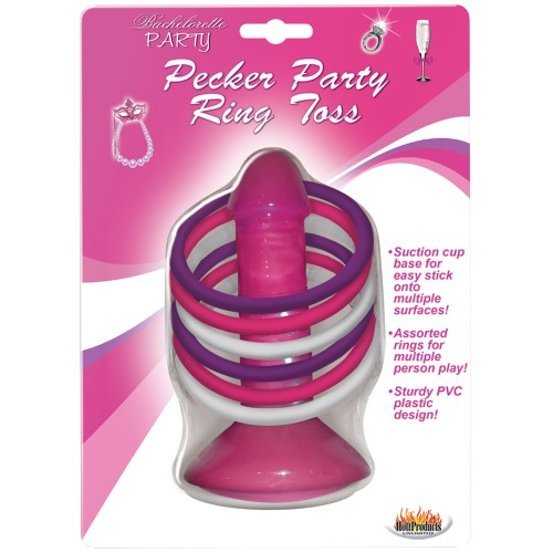 Juego de Lanzamiento de Aros Pecker Rosa