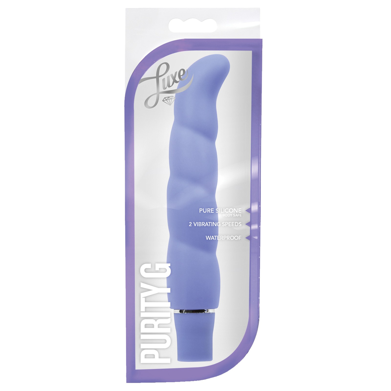 Blush Luxe Purity G Silicone Vibrator Periwinkle