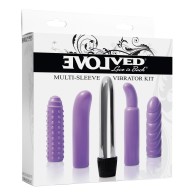 Kit de Vibrador Multi-Sleeve Evolved para Sensaciones Diversas