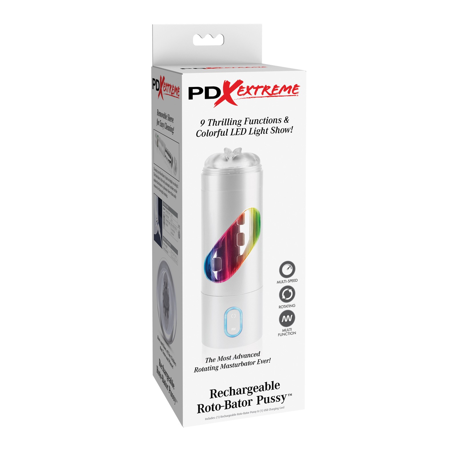 PDX Extreme Rechargeable Roto-Bator Pussy Advanced