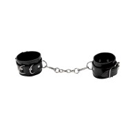 Shots Ouch Leather Cuffs for Bondage Fun