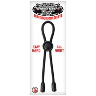 Mack Tuff Adjustable Silicone Cock Tie in Black