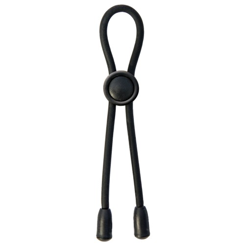 Mack Tuff Adjustable Silicone Cock Tie in Black