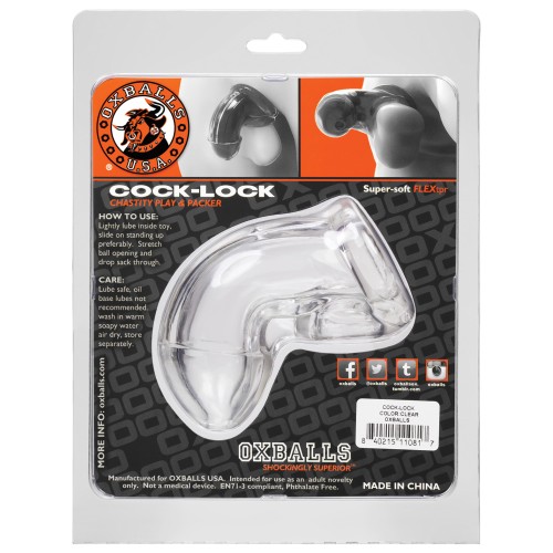 Cárcel de Chastidad Oxballs Cock Lock Transparente