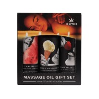 Earthly Body Edible Massage Oil Gift Set