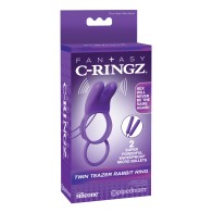 Anillo Vibrador Fantasy C-Ringz Twin Teazer - Placer para Parejas