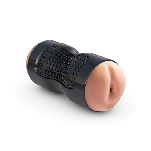 Dual Density Squeezable Stroker for Realistic Pleasure